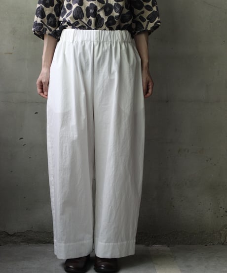 cavane キャヴァネ / Wide Cotton/Linen100 TrousersⅡ パンツ/ ca-25107