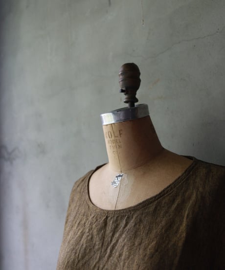 Au Vrai Chic/ Crew Shirt No Collar Long sleeve/ Au-24004