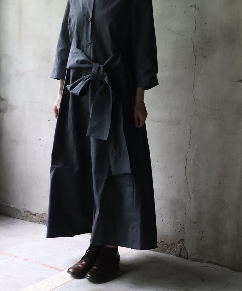 BERFABEL バーグファベル 半袖 ワンピース ネイビー サイズ40 Bergfabel バーグファベル / fiona dressワンピース / BFWSK44/