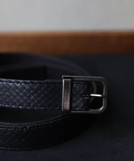 cavane キャヴァネ / #24Python Leather Beltベルト / ca-23501