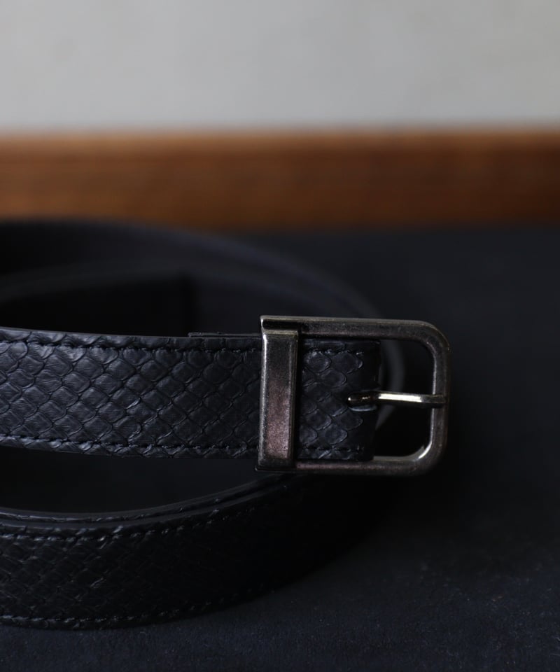 cavane キャヴァネ / #24Python Leather Beltベルト / ca-2
