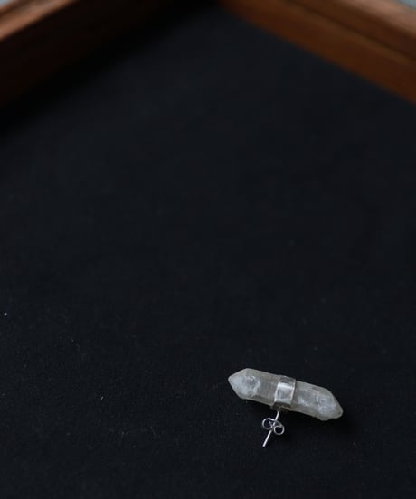 Atelier Inscrire / COSTUME JEWELLERY QUARTZ SINGLE EARRINGイヤリングA / At-24007