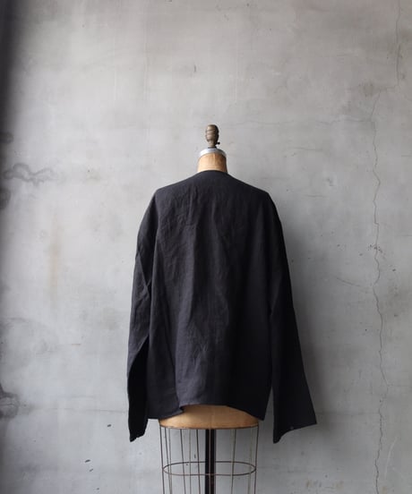 klauseクロイゼ / 天日干し綾Twill Linen C.S.P.O Shirt / kla-26023