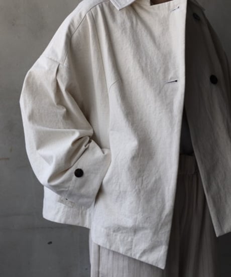 cavane キャヴァネ / Short trench JK Cotton&Linen100ショートトレンチ / ca-26045