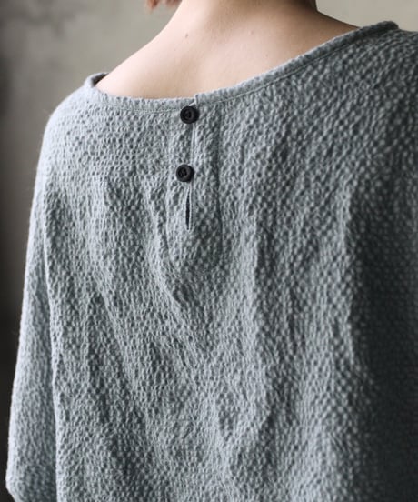cavane キャヴァネ / Tunic long-sleeve Cotton&Woolシャツ / ca-25152