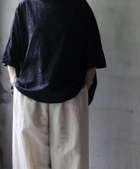 cavane キャヴァネ / Tunic half-sleeve Jacquardシャツ / ca-25079