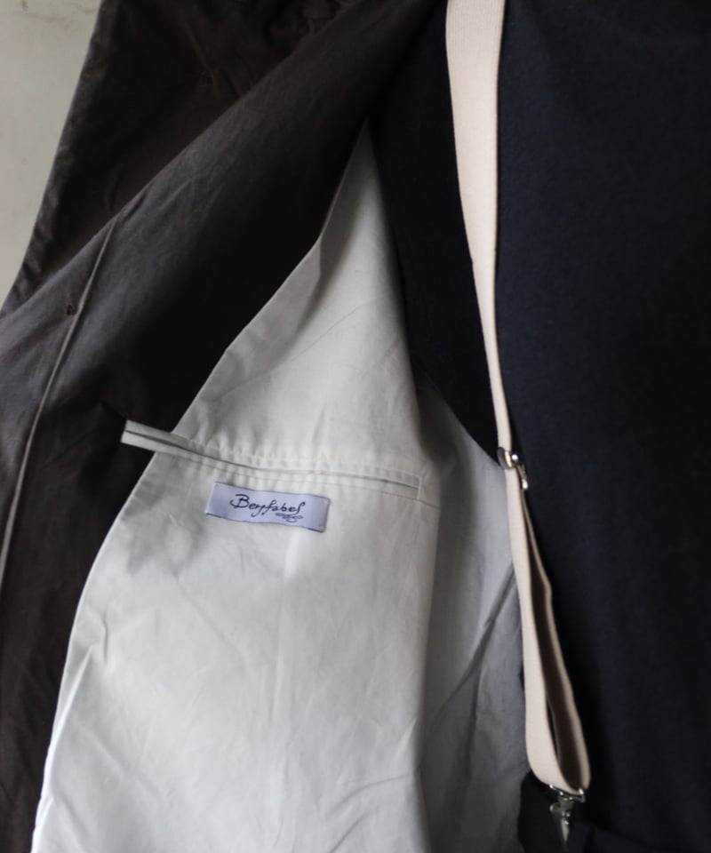 Bergfabel バーグファベル / LONG COAT WITH HOODコート / B Bergfabel バーグファベル / LONG COAT WITH HOODコート / B