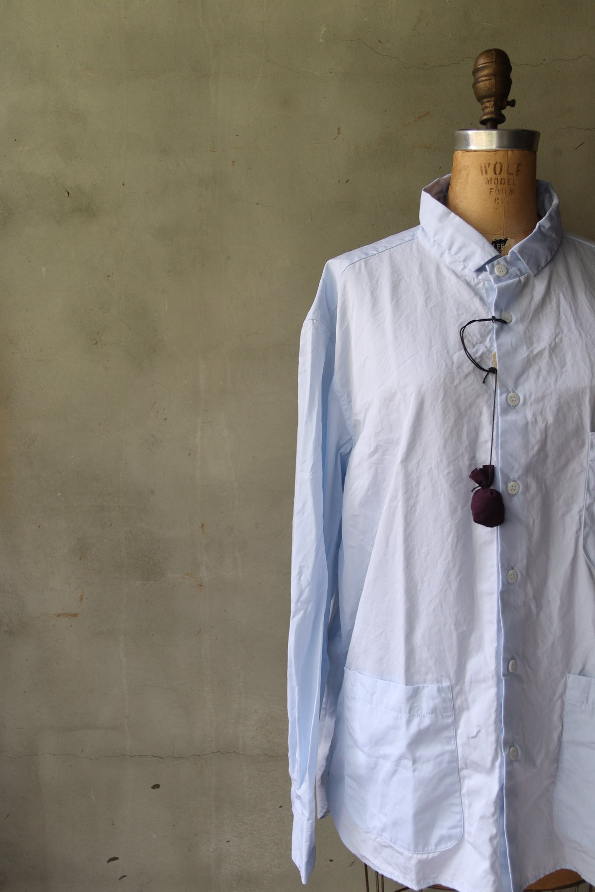 【即購入可】Bergfabelネイビー ワーカーシャツ Bergfabel バーグファベル / worker shirtワーカー/ BFMSH30/3