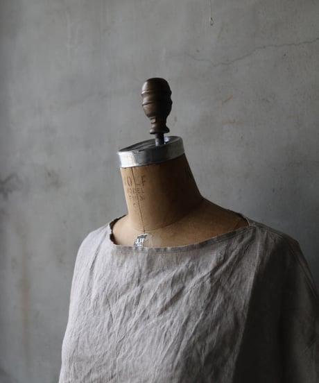 klauseクロイゼ / Belarus Linen平織/薄手C.S.Boat Neck Shirt / kla-26012