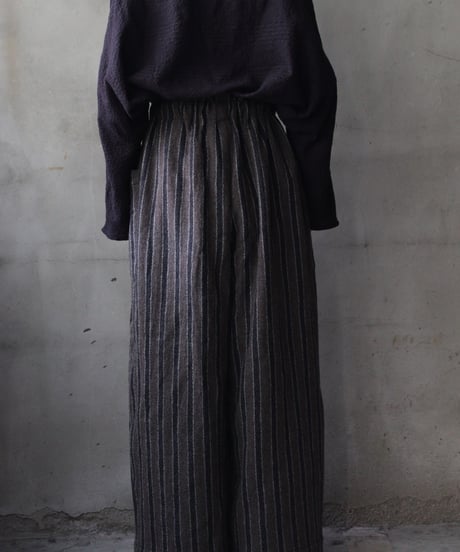 cavane キャヴァネ / Side-Pocket wide pants woolパンツ / ca-25154