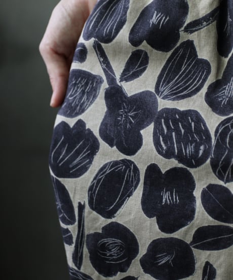 cavane キャヴァネ / Wide Cotton/Linen100 TrousersⅡ パンツ/ ca-25109