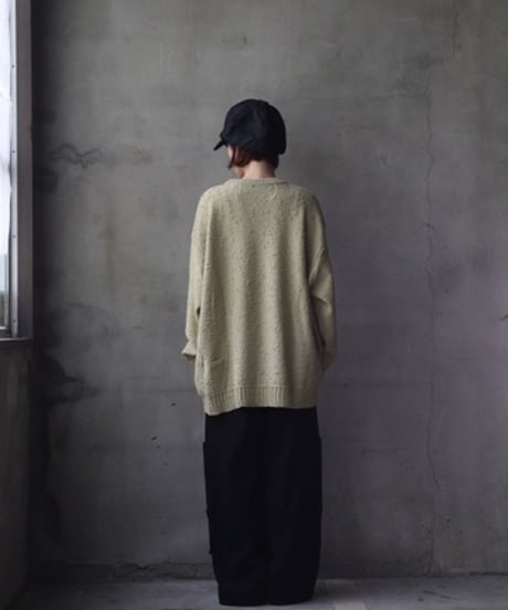 Dulcamaraドゥルカマラ / ラージノットニットPO UNISEX / dl-24030(D224-K800)
