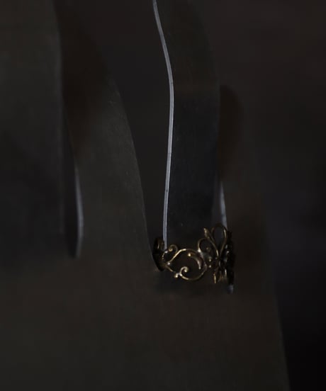 cavane Accessories / Lily emblem brass Ringリング / ca-20210
