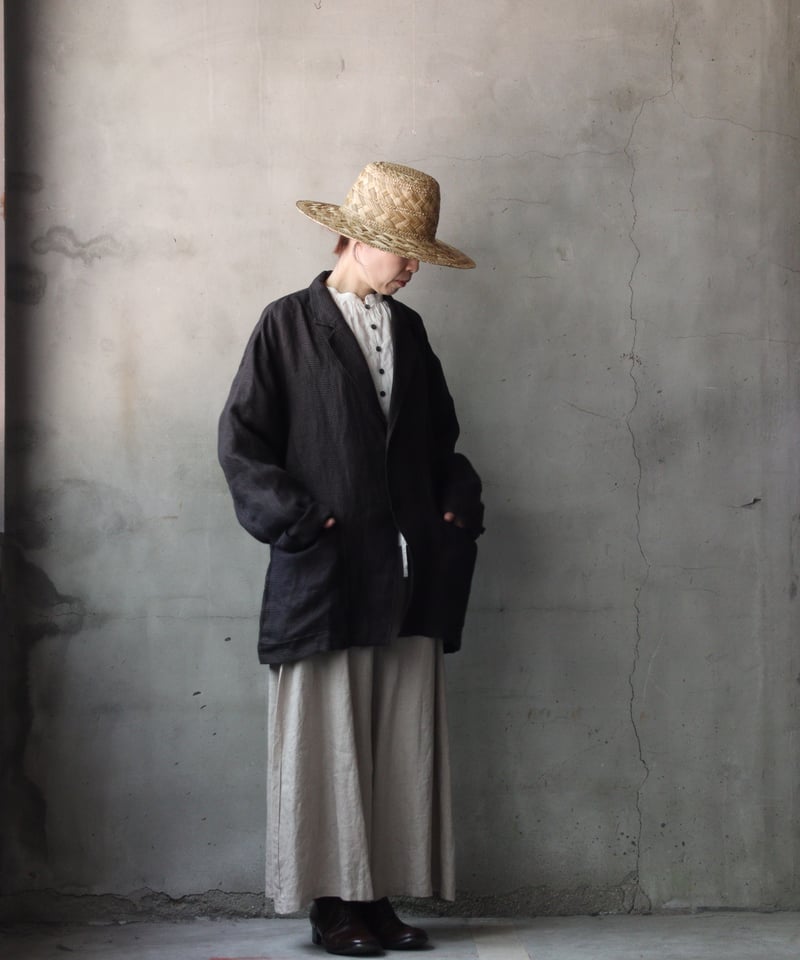 klauseクロイゼ / French Linen Glen Check Tailored J