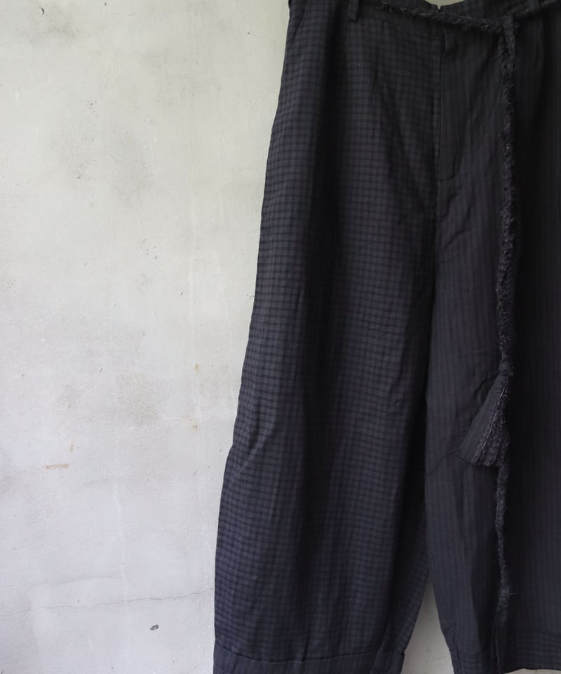 ALEKSANDR MANAMISアレクサンダーマナミ/ CHECKED AND STRIPE