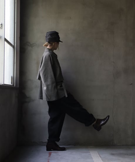 Dulcamara ドゥルカマラ / MixフラノトレンチショートCT UNISEX / dl-22041(D222-C240)