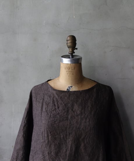 klauseクロイゼ / Herdmans Irish Linen C.S.Boat Neck Shirt / kla-25030