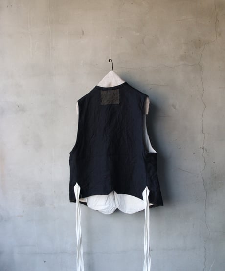 KLASICA クラシカ / Square Shaped Loose Vest "JEUNET"-SLベスト / kl-26001