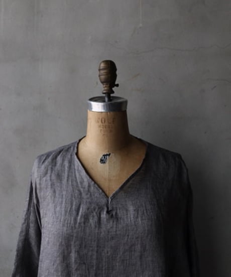 klauseクロイゼ / C.S Wide V Neck Shirt Belarus Linen / kla-26025