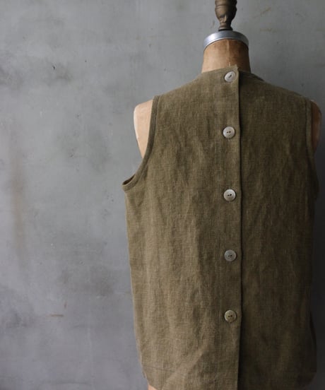 der antagonist デ アンタゴニスト / Garden Shirt linen100シャツ/ S36BLFG26