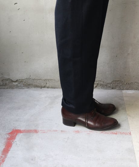 klauseクロイゼ / Loose Fitting Tapered Trousers Wool & Cashmere/ kla-23027