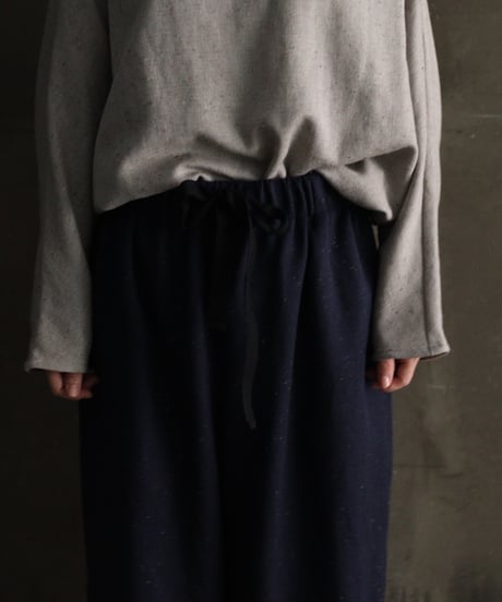 cavane キャヴァネ / Wool-blend Wide easy-pantsパンツ/ca-24195