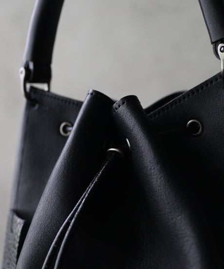 NOUSANノウザン/ Hand Bag With Strap BK鞄 / No-26001