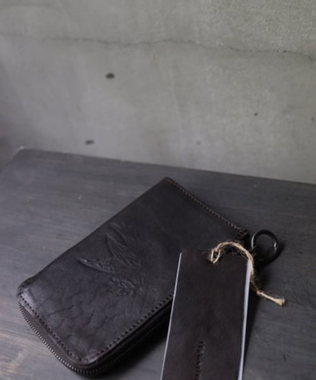 ALEKSANDR MANAMISアレクサンダーマナミ/ AM-T SOFFIETTO WALLET - BROWN革財布 /am-26016