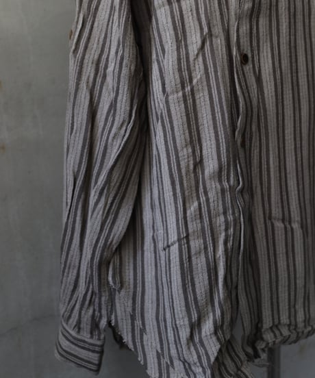ALEKSANDR MANAMISアレクサンダーマナミ/ FOLD UP SLEEVE CREPE SHIRTシャツ / am-25005