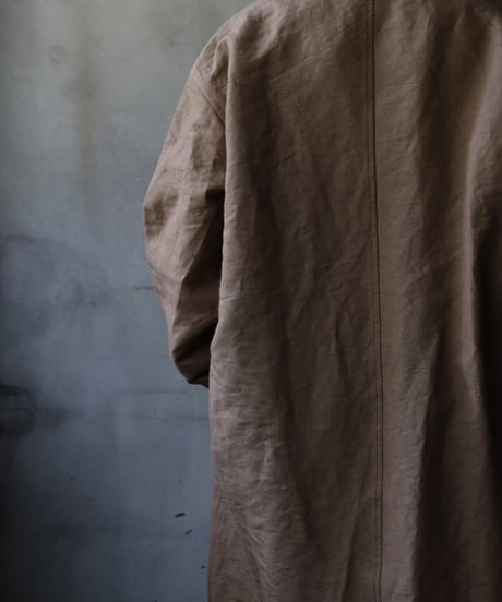 cavane キャヴァネ / Round-Coat Linen/Washi100コート / ca-25034
