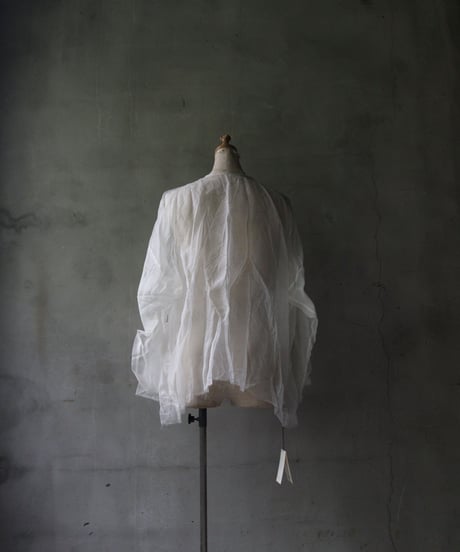SCHA シャー/ Round Neck Open Volume Top " OE "-ORGANZA SILK- / Sc-23023 ( Art#1583)