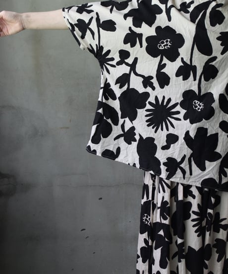 cavane キャヴァネ / Tunic half-sleeve Cotton/Linen100シャツ / ca-25080
