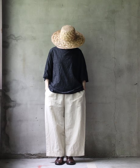 cavane キャヴァネ / Tunic half-sleeve Jacquardシャツ / ca-25079