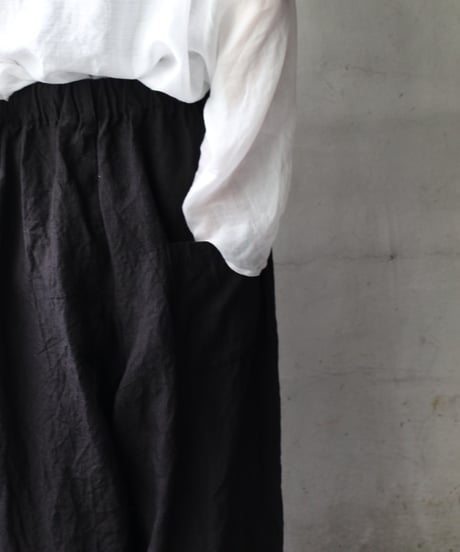 cavane キャヴァネ / Wide Linen100 TrousersⅡ パンツ/ ca-25123