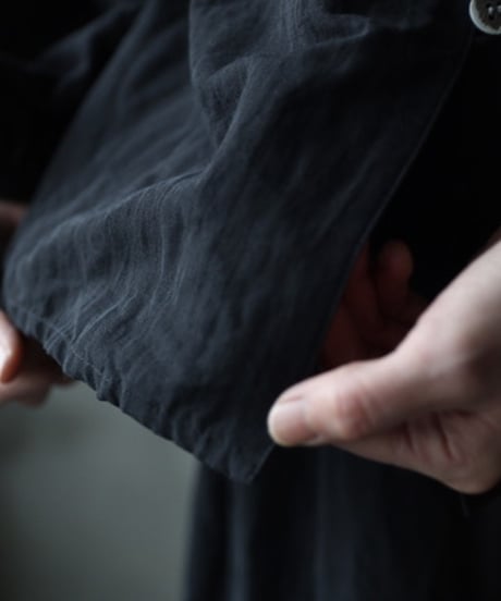 cavane キャヴァネ / Balloon sleeve over-shirt Linen&Cotton100ブラウス/ ca-26032