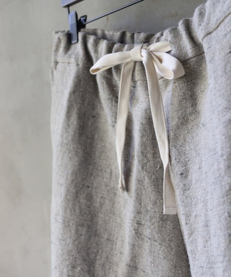 der antagonist デ アンタゴニスト / Trousers Belgian Linenパンツ/ P12HBLGM24/25