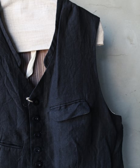 KLASICA クラシカ / Square Shaped Loose Vest "JEUNET"-SLベスト / kl-26001