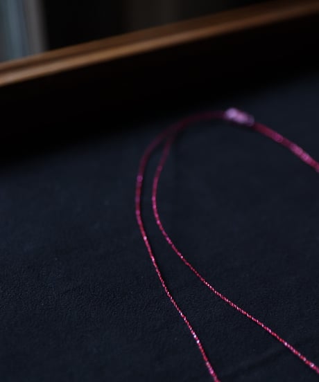 Antonia Rossi (Antomoon)/ Artisan Embroidered Heart Necklaceネックレス / An-26004