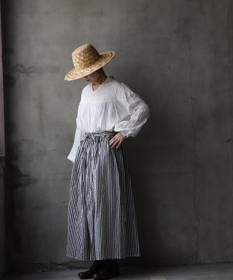cavane キャヴァネ / Gatehered Petti Skirt Cotton100スカート/ ca-26052