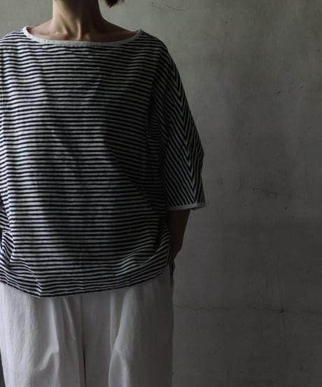 cavane キャヴァネ / Tunic half-sleeve Cotton/Linen100シャツ / ca-25080R