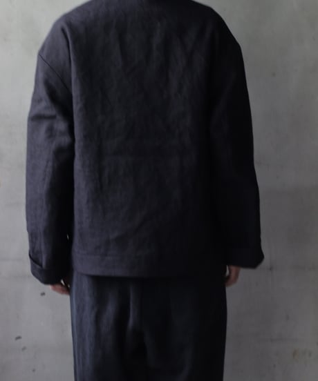 der antagonist デ アンタゴニスト / Potter Jacket linen100ジャケット/ J76BLSC26