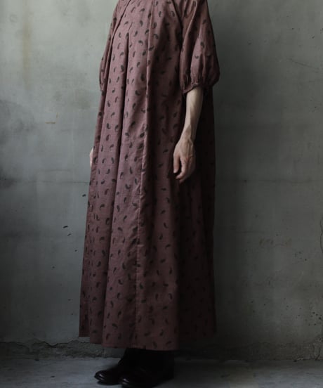 cavane キャヴァネ / Over Tuck Paisley Dressワンピース / ca-25125
