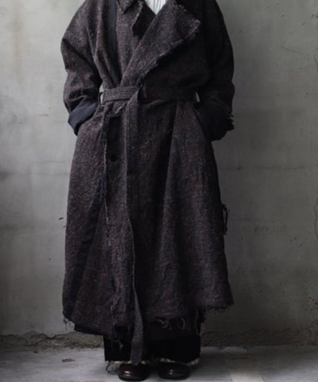 KLASICA クラシカ / Cut off Hem Blend Gown Coat" HM-C " / kl-25032