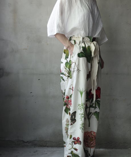 ALEKSANDR MANAMISアレクサンダーマナミ/ GRAND FLEUR SUMMER PANT - GRAND FLEURパンツ / am-24013