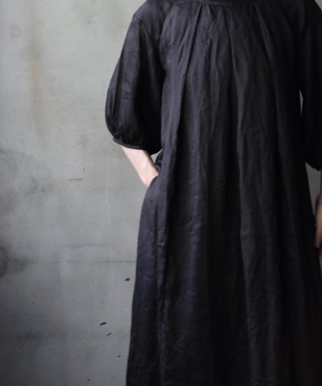 cavane キャヴァネ / Over Tuck Linen100 Dressワンピース / ca-25102