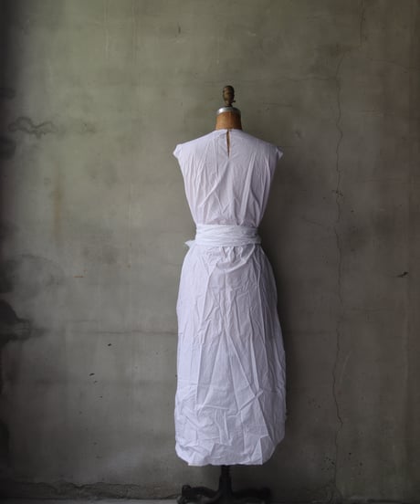 SCHA シャー/ Round Neck Sleeveless  Dress Medium "12B-OE" / Sc-24010 (Art#1665)