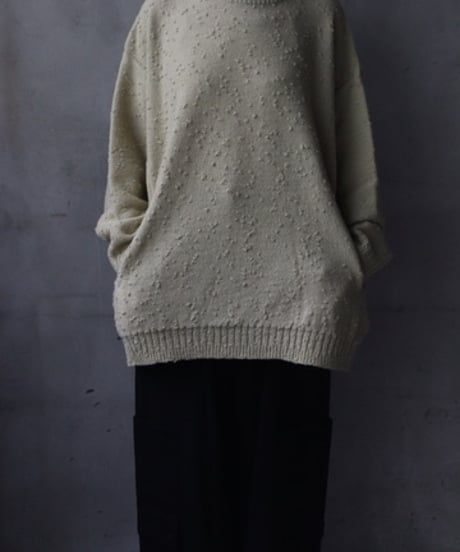 Dulcamaraドゥルカマラ / ラージノットニットPO UNISEX / dl-24030(D224-K800)