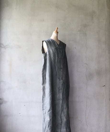 BIEK VERSTAPPEN / DOUBLE BREASTED DRESSワンピース/ Bie-25015(DR04-F)