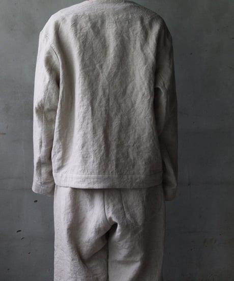 der antagonist デ アンタゴニスト / V Jacket Linen100ジャケット/ J50BLEC25