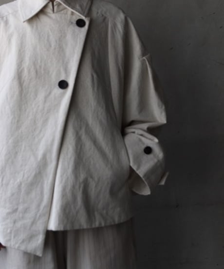 cavane キャヴァネ / Short trench JK Cotton&Linen100ショートトレンチ / ca-26045